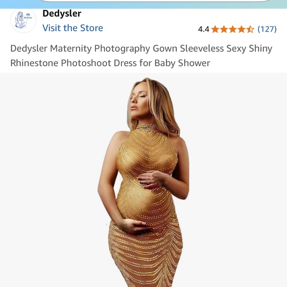 Maternity dress for photo shoot